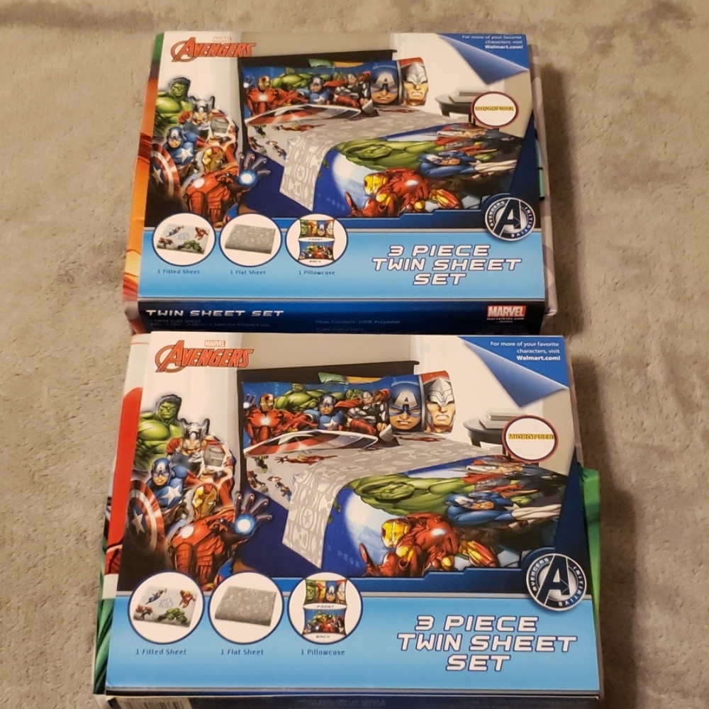 Avengers twin 3 piece sheet set